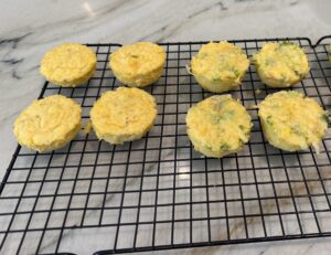 Cottage cheese egg bites.