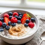 high protein breakfast bowl, repeatable breakfast, blood sugar friendly breakfast, anti-inflammatory breakfast, meal prep breakfast