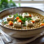 A simple, anti-inflammatory soup packed with plant-based protein that freezes well and requires minimal effort.
